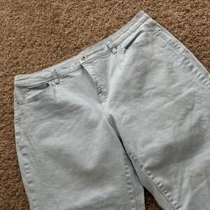 Style & Co Curvy Capri Light Blue Denim‎ Jeans Women's Size 16